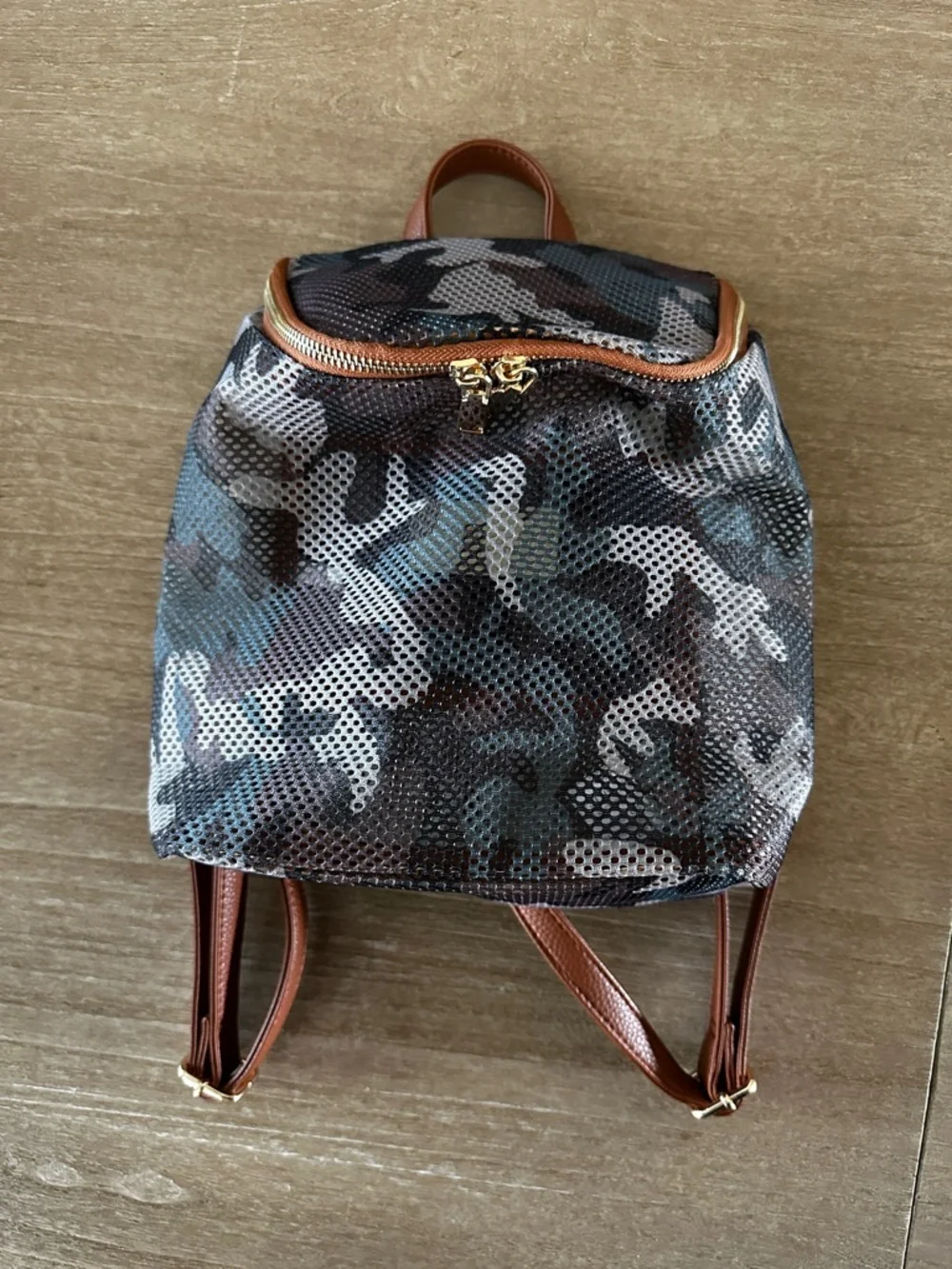 NEW Mesh Backpack Camo Print